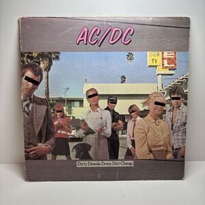 AC/DC Dirty Deeds Done Dirt Cheap Vinyl LP Record 1981 SD 16033 Atlantic Vintage